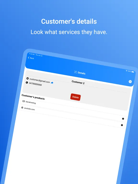 تصاویر Hosting Tracker iPad 