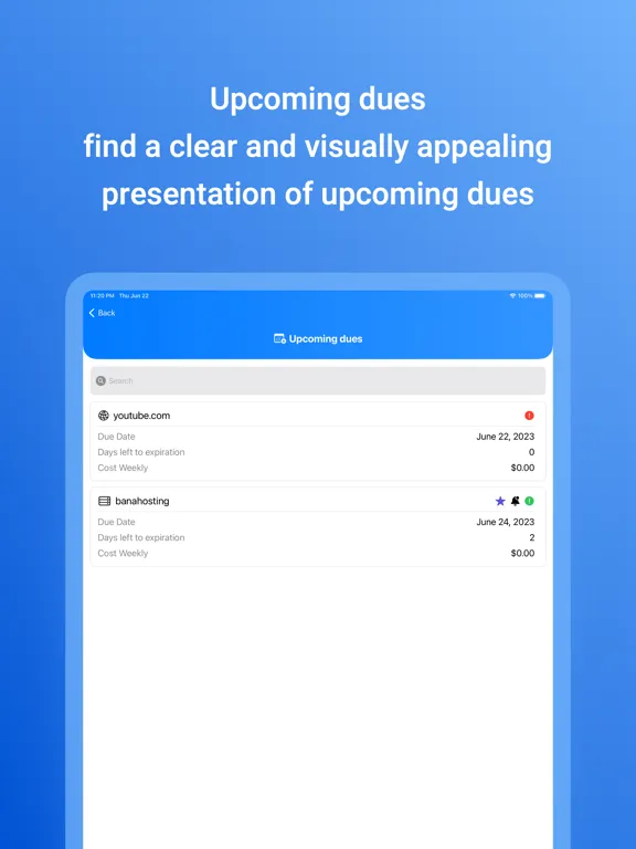 تصاویر Hosting Tracker iPad 