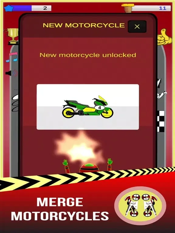 تصاویر Merge Motos: Bike idle-games iPad 