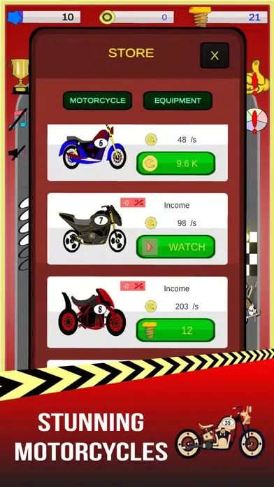 تصاویر Merge Motos: Bike idle-games