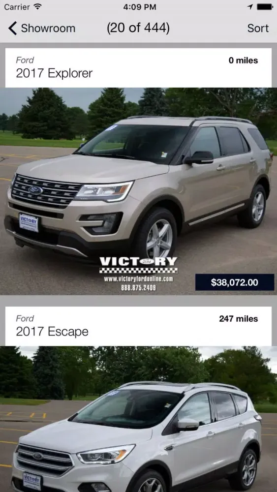 Victory Ford DealerApp Screenshots