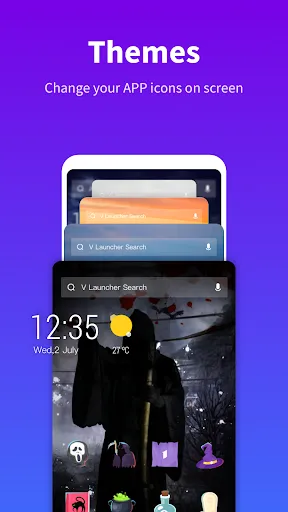 V Launcher:Theme, Icon Changer Screenshots