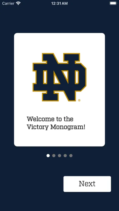 صور Notre Dame Victory Monogram