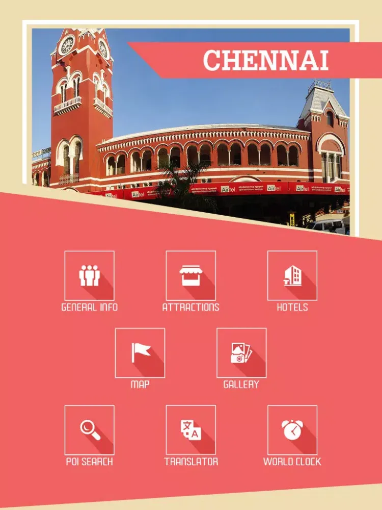 Chennai Tourist Guide iPad  سکرین شاٹس