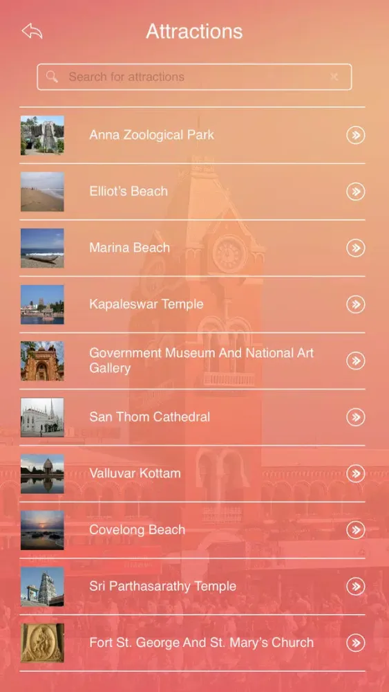Chennai Tourist Guide سکرین شاٹس