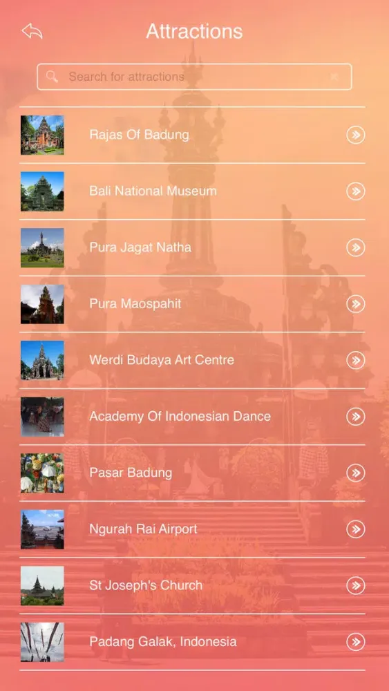 Denpasar Tourist Guide Screenshots