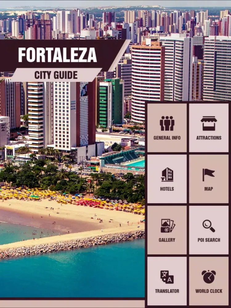 Fortaleza Tourist Guide iPad  Screenshots