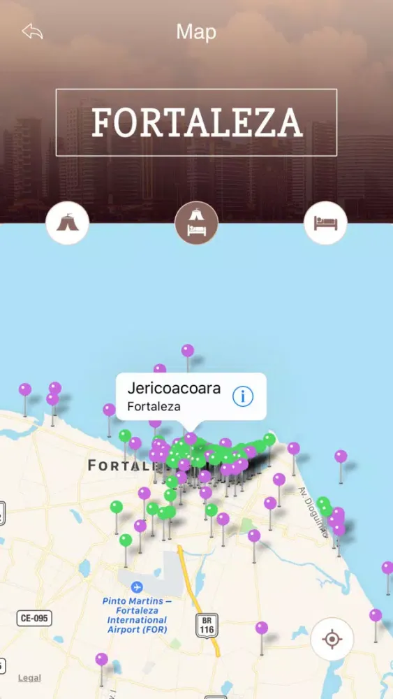 Fortaleza Tourist Guide Screenshots