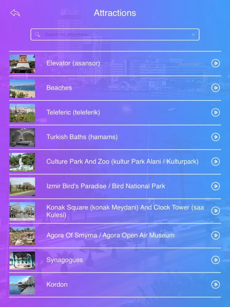 Izmir Tourism Guide iPad 应用截图