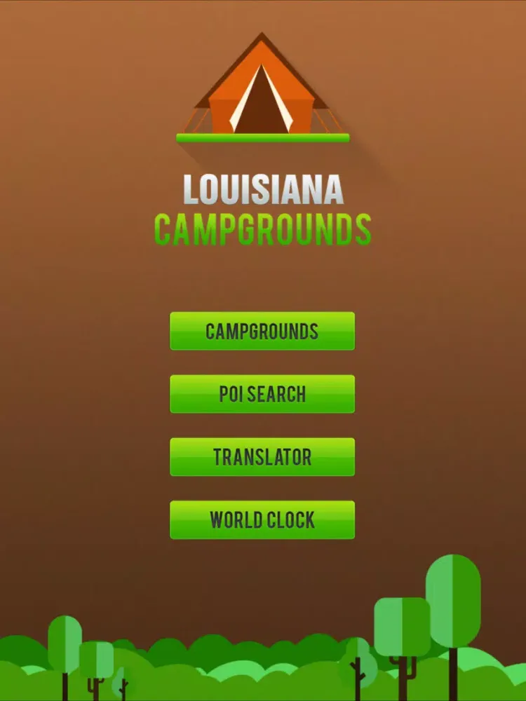 Tangkapan layar Louisiana Camping & RV Parks iPad 