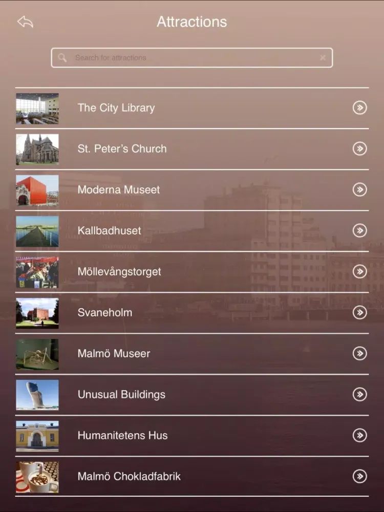 Malmo Tourism Guide iPad  Screenshots