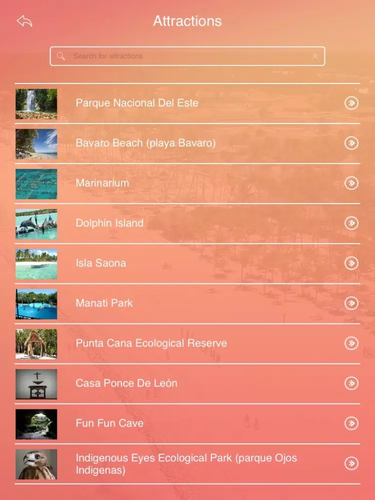 Captures d'écran de Punta Cana Tourism Guide iPad 