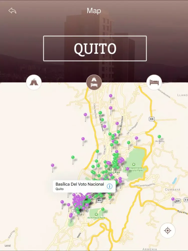 Quito Tourist Guide iPad 应用截图