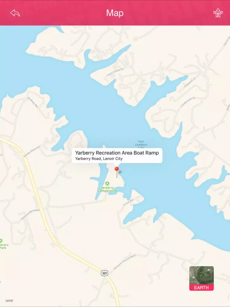 Tennessee Boat Ramps iPad  Screenshots