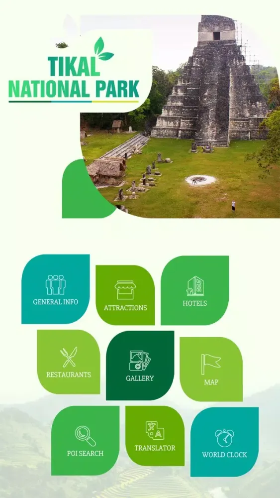 Tikal National Park Tourism Guide应用截图