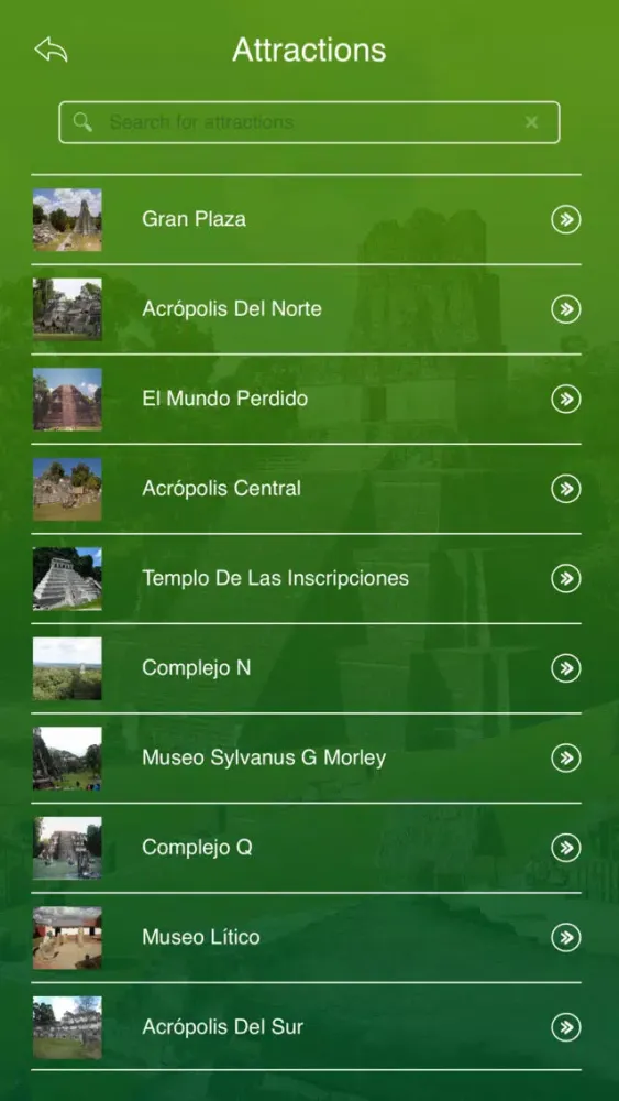 Tikal National Park Tourism Guide应用截图