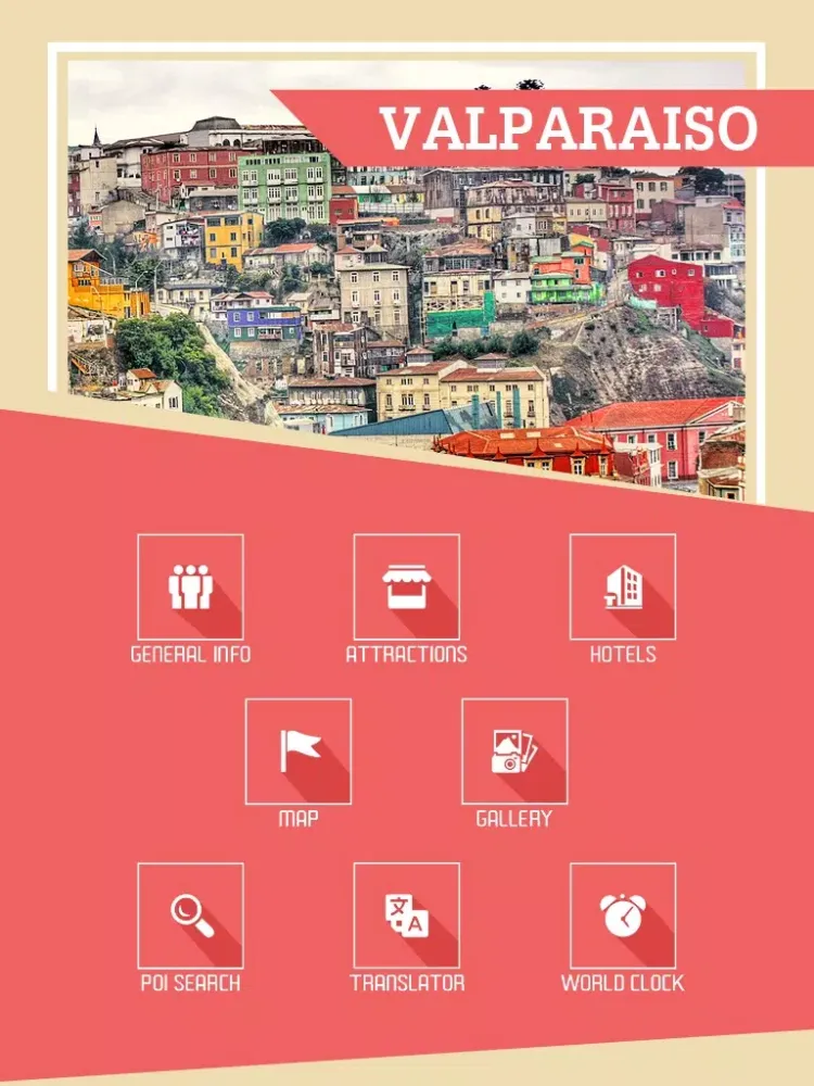Скриншоты Valparaiso Travel Guide iPad 