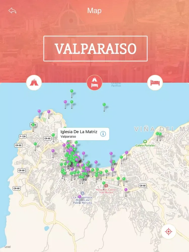 Скриншоты Valparaiso Travel Guide iPad 