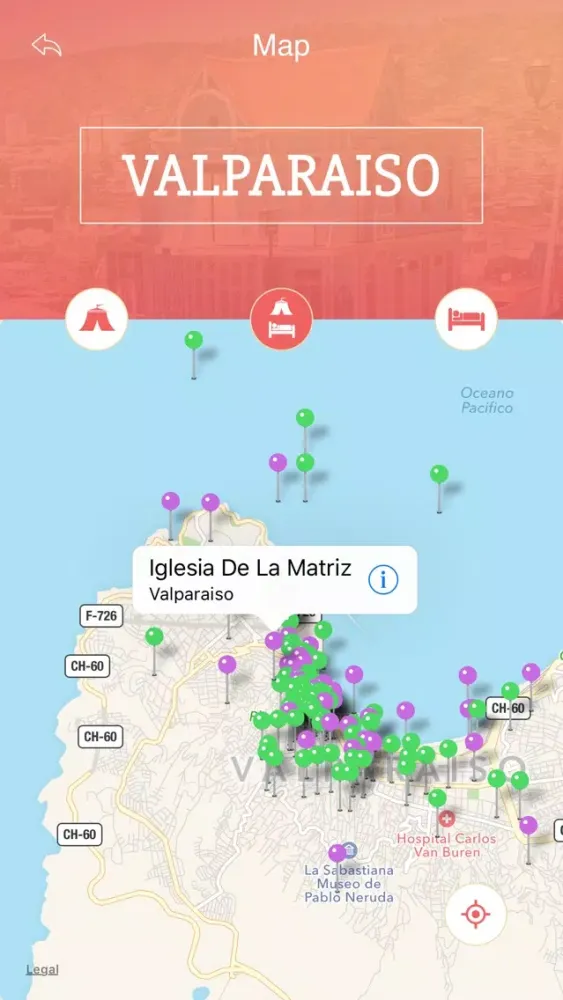 Скриншоты Valparaiso Travel Guide