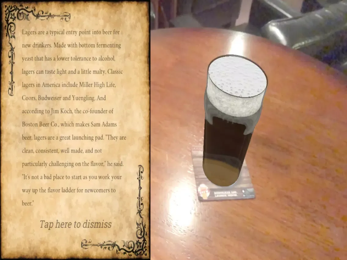 Capturas de pantalla de Augie Brew iPad 