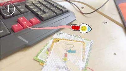 ภาพหน้าจอของ M&G AR Cards: Cellular Biology