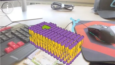 ภาพหน้าจอของ M&G AR Cards: Cellular Biology
