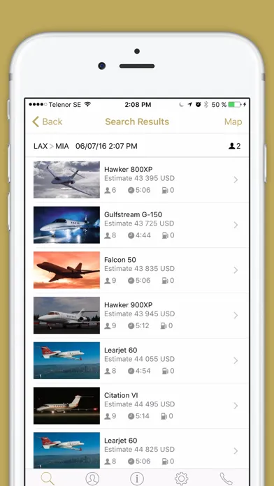 Capturas de tela do Jet Traveler |  Private Jets Charter