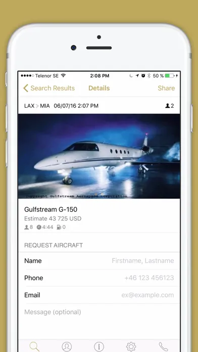 Capturas de tela do Jet Traveler |  Private Jets Charter