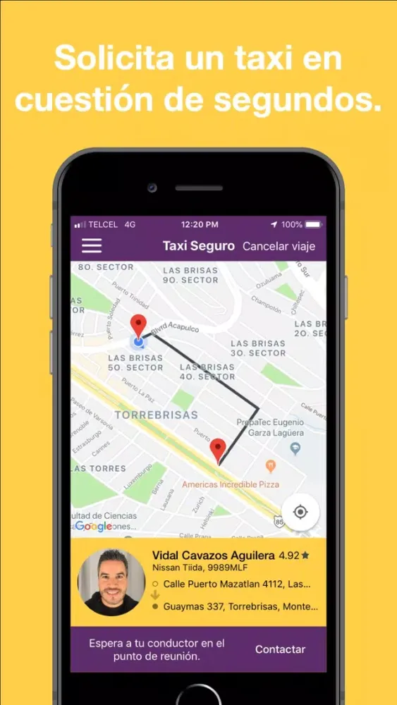 Capturas de pantalla de Taxi Seguro APP Mx