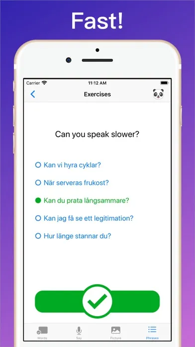 Learn Swedish + سکرین شاٹس