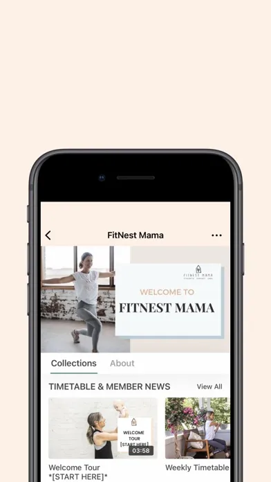 Tangkapan skrin FitNest Mama