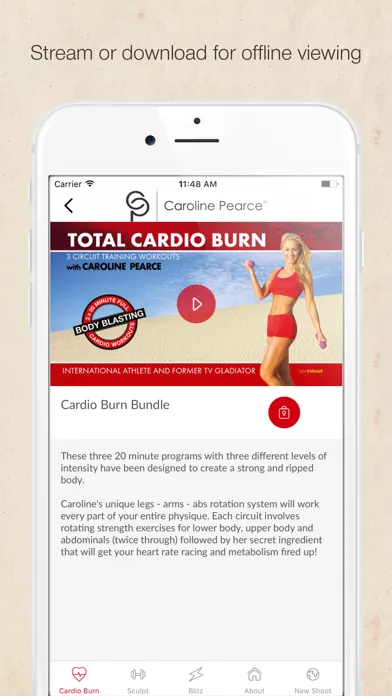 Total Body Fitness Videos with Caroline Pearce Screenshots