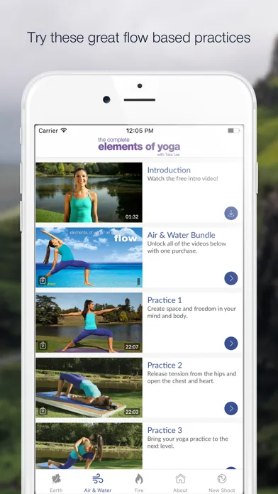Screenshot di Elements of Yoga Video Collection - with Tara Lee