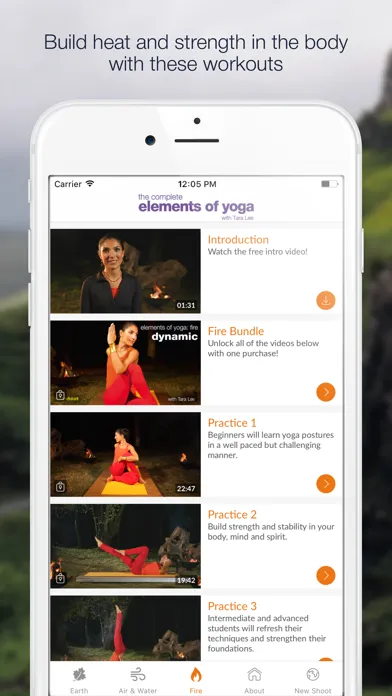 Screenshot di Elements of Yoga Video Collection - with Tara Lee