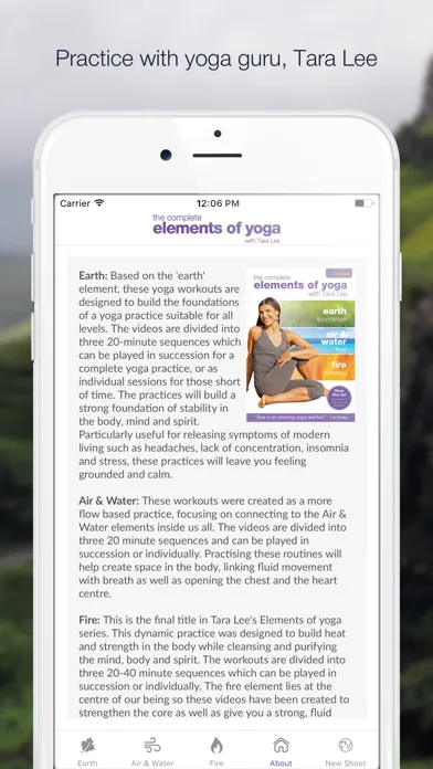 Screenshot di Elements of Yoga Video Collection - with Tara Lee