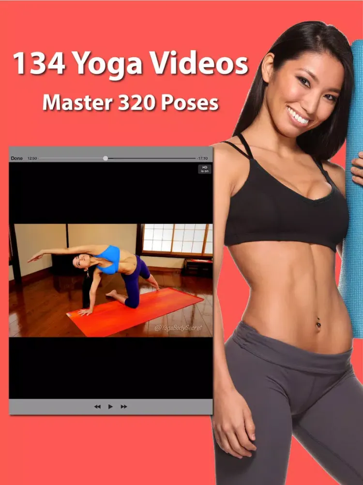 Tangkapan layar Yoga Body Secret: do workouts, poses and lessons iPad 
