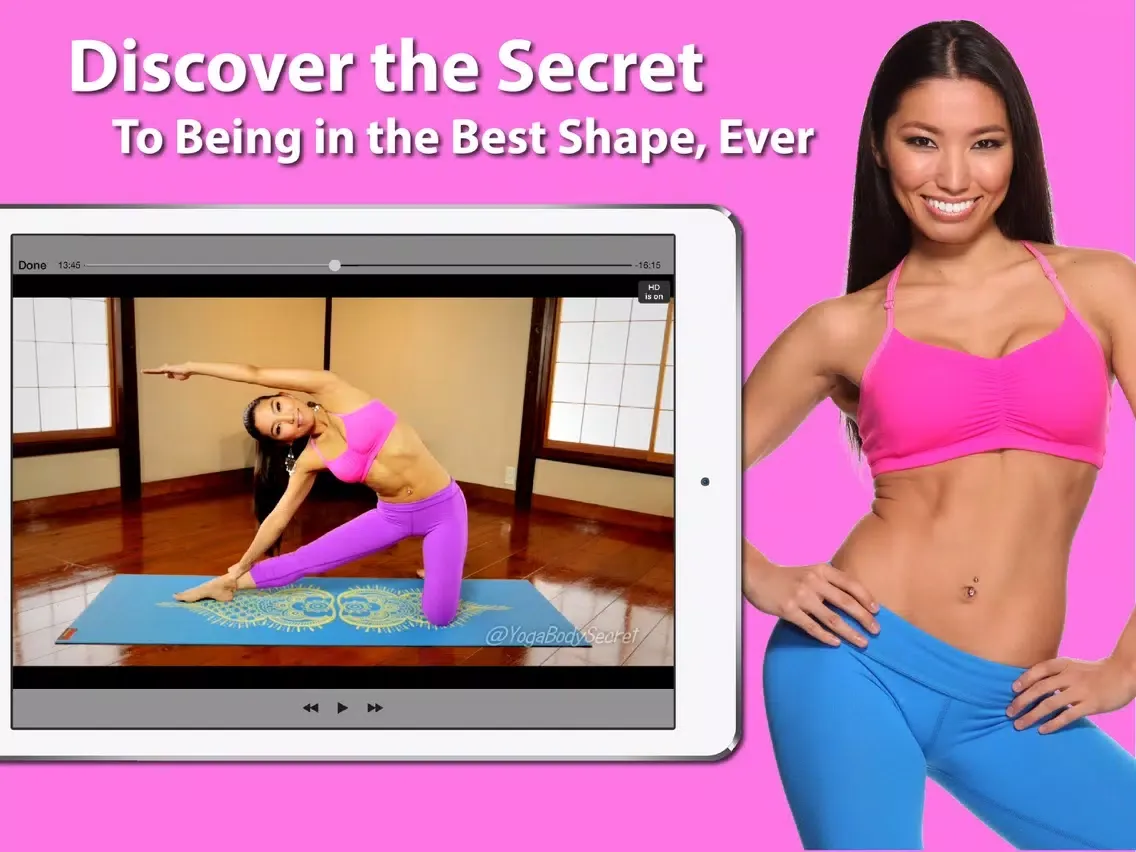 Tangkapan layar Yoga Body Secret: do workouts, poses and lessons iPad 