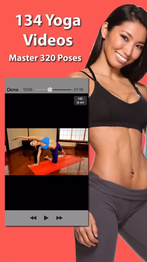 Tangkapan layar Yoga Body Secret: do workouts, poses and lessons