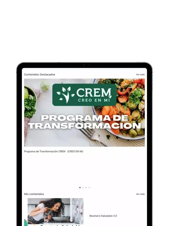 Creo En Mi: Salud y Bienestar iPad  Screenshots
