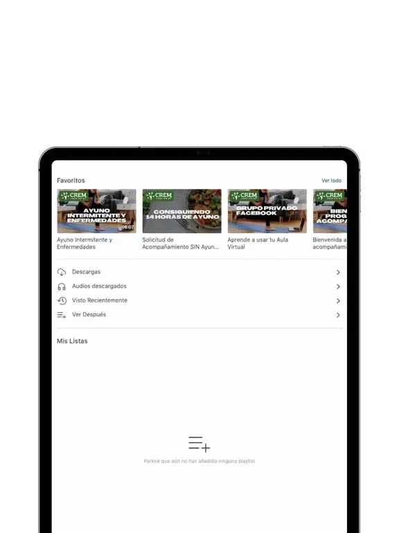 Creo En Mi: Salud y Bienestar iPad  Screenshots