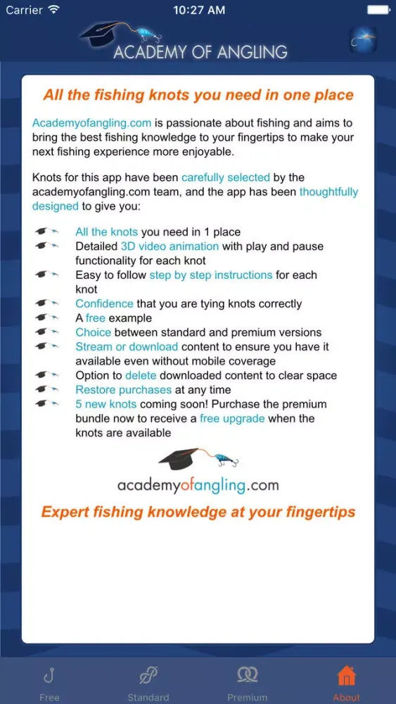 Capturas de pantalla de Academy of Angling Fishing Knots