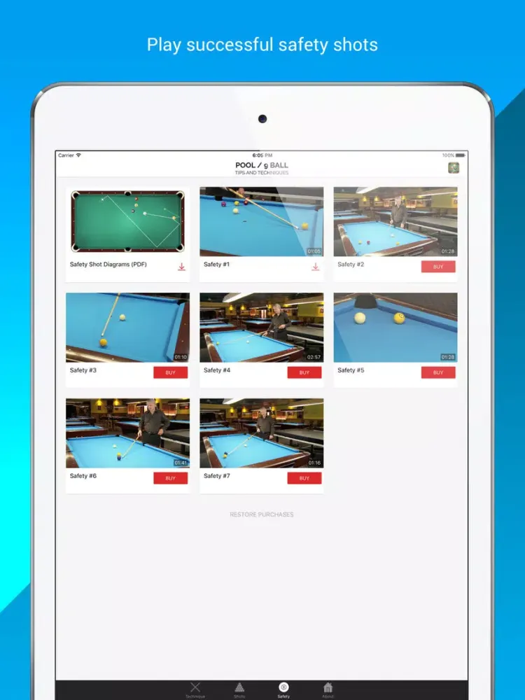 Pool Tips and Techniques iPad 应用截图
