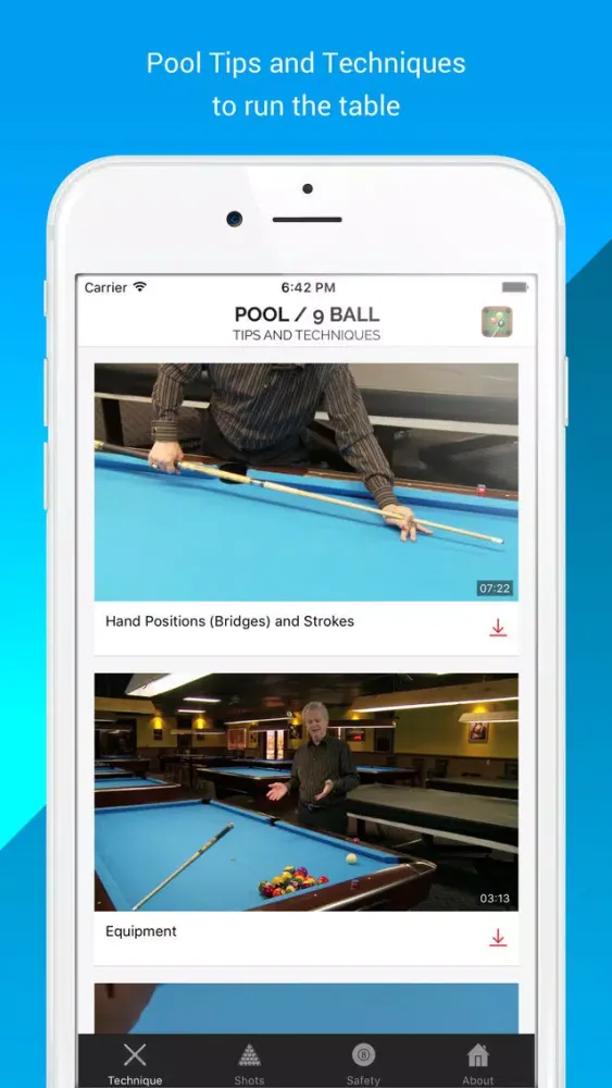 Pool Tips and Techniques应用截图