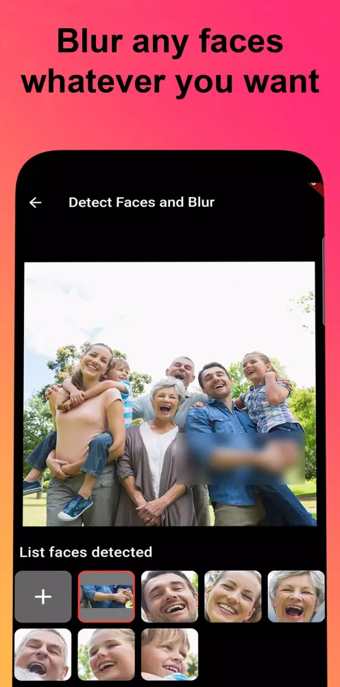 Blur Face Ekran Görüntüleri