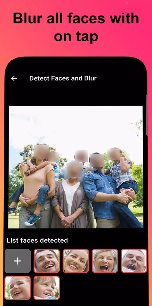 Blur Face Ekran Görüntüleri