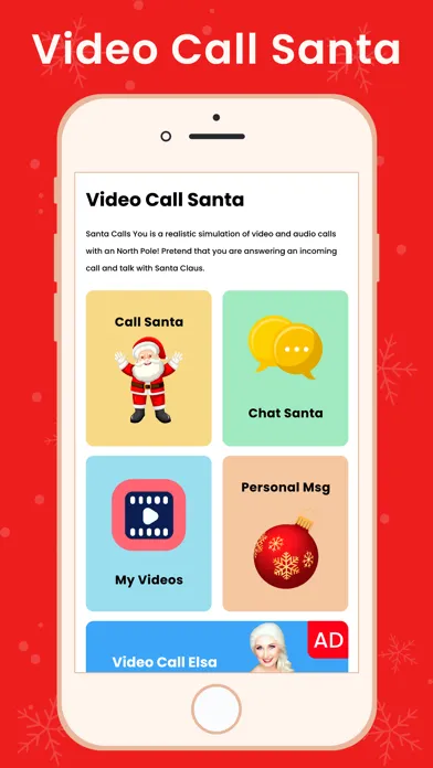 تصاویر Video Call to Santa Claus