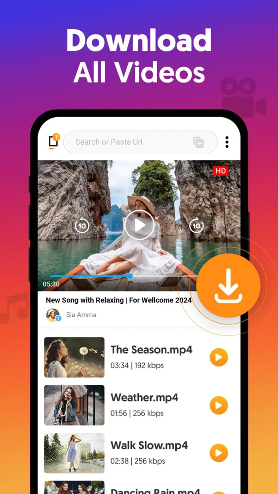 All Video Downloader App スクリーンショット