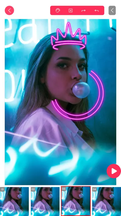 Scribble Neon Video Animations Screenshots