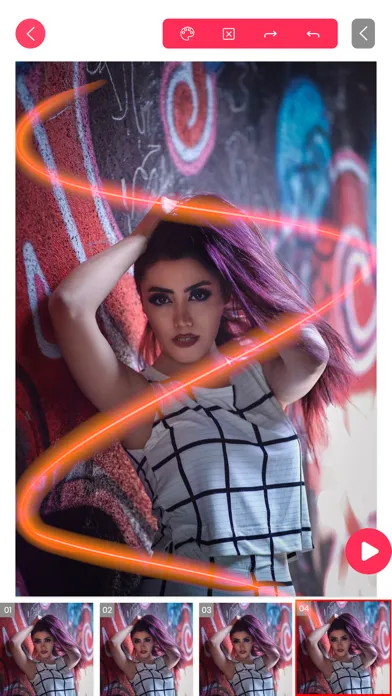 Scribble Neon Video Animations Screenshots