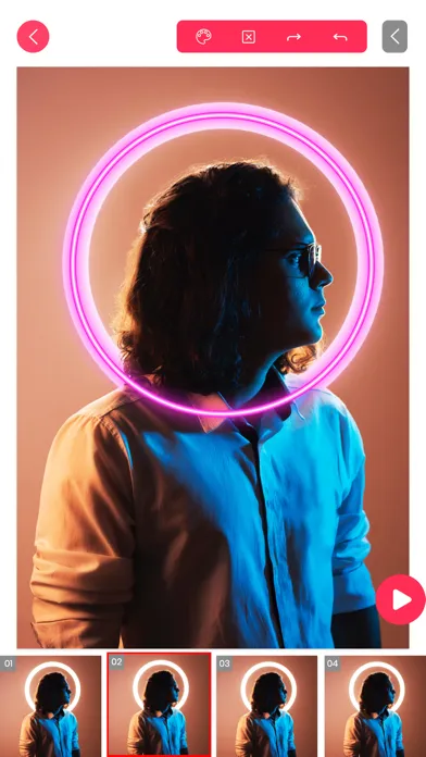 Scribble Neon Video Animations Screenshots
